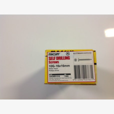 Screws 10mm x 16mm Wafer Galvanised - Box of 1000