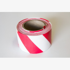 Barrier Tape Red and White 75mm x 100mtr