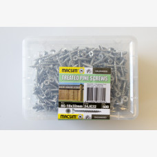 Screws 8mm x 32mm Treated Pine Galvanised Pack 500
