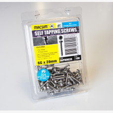 Screws 6mm x 20mm 304 Stainless Steel Phillips Head