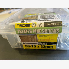 SCREWS 8 X 32mm GAL CHIPBOARD SCREWS PK1000