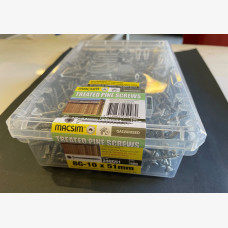 SCREWS 8 X 51mm GAL CHIPBOARD SCREWS PK600