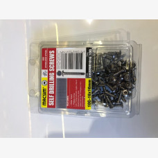 Screws 10Gauge 16x16mm Stainless Steel Wafer Head - 100Pk