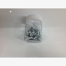  RIVETS 4-3 Alum/Steel White 3.2mm x 8.6mm - Jar 100