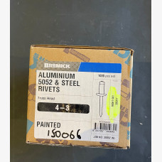 RIVET 4-3 ALUM/STEEL DEEP OCEAN 3.2MM X 8.6MM BOX 1000