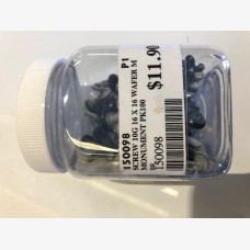 SCREW 10G X 16MM WAFER HEAD MONUMENT JAR 100
