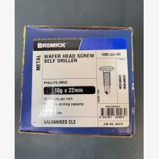 Screw 10-16 X 22mm Monument Wafer Head - Box Of 1000