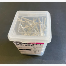 RIVET 4-3 WHITE BIRCH 3.2MM X 8.6MM  JAR 100
