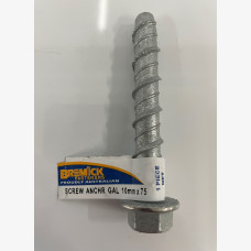 Masonry Screw Anchor 10mm x 75mm Galvanised