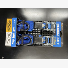 TIE DOWN RATCHET 25MM X 6M 2PK
