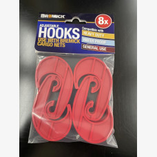 CARGO NET REPLACEMENT HOOKS 8PK