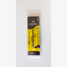 Alpha Drill Bit 2.5mm Metal 2 Pack Gold Series
