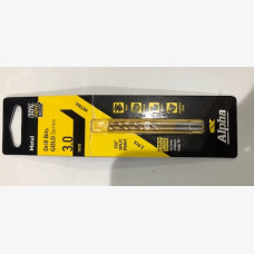 Alpha Drill Bit 3mm Metal 2 Pack Gold Series