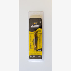 ALPHA DRILL BIT METAL DOUBLE END #20 4.09MM 2PK