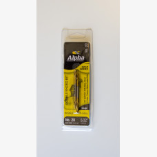 ALPHA STUB DRILL BIT METAL #20 4.09MM 2PK