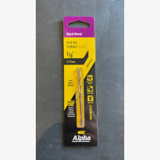 Alpha Drill Bit Colbalt 1/8 3.17mm Hard Metal 