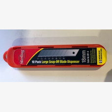 Knife Blade 18mm Snap Off - 10 Pack