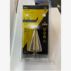Alpha Step Drill 5-35mm Metal 2 Flute Straight
