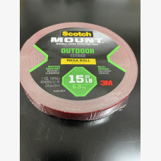 3m Scotch Mount Outdoor Double-sided Tape 25.4mm X 11.4mtrs