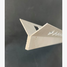 Y Angle For 10mm Tiles 3mtrs Matt Silver