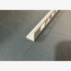 15mm Tile Angle - Matt Silver 3mtrs
