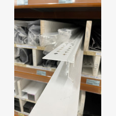 BALCONY TRIM 12MM X 3MTR WEEP HOLE WHITE