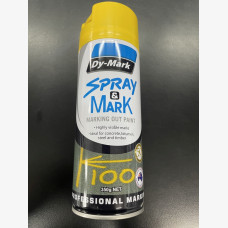 Dy-Mark Spray & Mark 350g Spray Can - Yellow