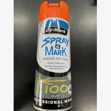 Dy-Mark Spray & Mark 350g Spray Can - Fluro Orange