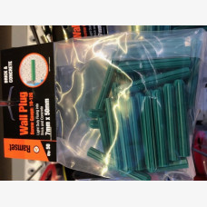 Wall Plug Green 7mm x 50mm 50 Pack