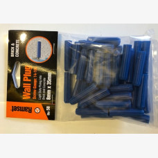 Wall Plug Blue 8 x 35mm 50 Pack
