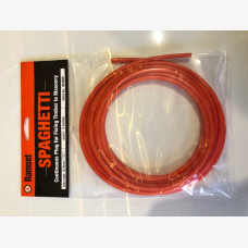 Wall Plug Spaghetti 5.5mm x 5Mtrs Red