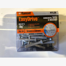 Ramset Easydrive 5mm X 33mm - 20pk