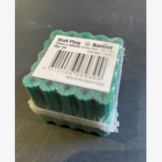 Wall Plug Green 7 x 35mm frame of 25pc