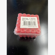 WALLPLUG RED 6 X 25MM FRAME