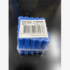 WALLPLUG BLUE 8 X 50MM FRAME