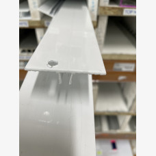 Multiwall H Bar Glazing Channel Top - White     