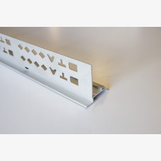 BALCONY TRIM 12MM X 3MTR NO WEEP HOLE MATT SILVER