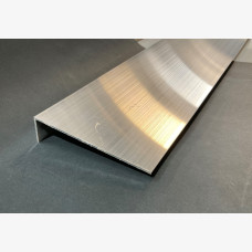 Profilé dangle en aluminium anodisé Argenté de 1 à 2 m L. 