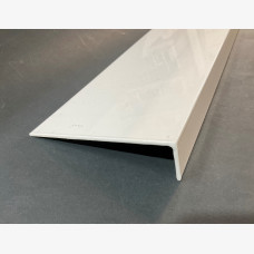 Angle 100mm X 25mm X 1.8mm X 6.5mtrs Pearl Gloss White