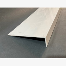 Angle 100mm x 25mm x 1.8mm x 6.5mtrs Pearl Gloss White