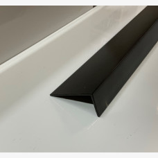 Angle 50mm x 25mm x 1.6mm x 6.5Mtrs Matt Black