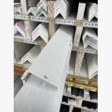 ANGLE 50X25X1.6X6.5M WHITE TEXTURA