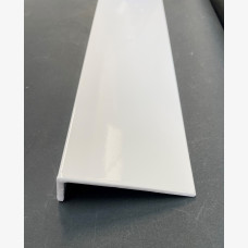 Angle 75mm X 25mm X 3mm X 6.5mtrs - Pearl White