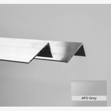 Angle 20mm x 12mm x 1.6mm x 6.5mtr Apo Grey