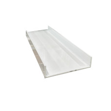CHANNEL 100 X 25X 3 X 6.5M WHITE