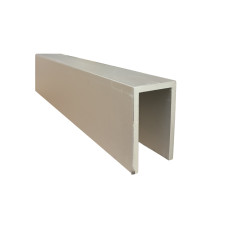 Channel 25mm x 40mm x 3mm x 6.5mtr Clear Anodised