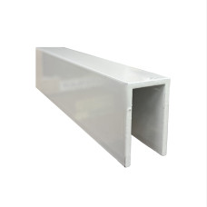 Channel 25mm x 40mm x 3mm x 6.5 mtr White