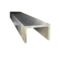 Channel 40mm x 25mm x 3mm x 6.5mtr Milled