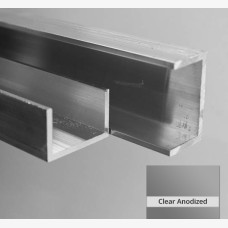 Channel 40mm x 25mm x 3mm x 6.5mtr Clear Anodised
