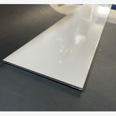 Flat Bar 100mm x 3mm x 4mtr White